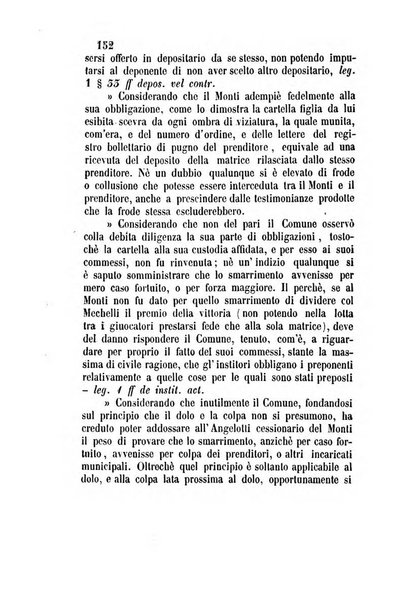 Giornale del Foro in cui si raccolgono le più importanti regiudicate dei supremi tribunali di Roma e dello Stato pontificio in materia civile