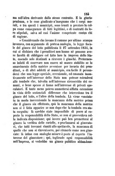 Giornale del Foro in cui si raccolgono le più importanti regiudicate dei supremi tribunali di Roma e dello Stato pontificio in materia civile