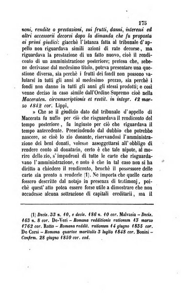 Giornale del Foro in cui si raccolgono le più importanti regiudicate dei supremi tribunali di Roma e dello Stato pontificio in materia civile