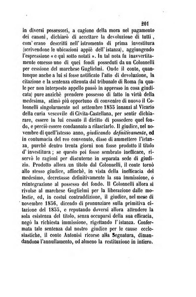 Giornale del Foro in cui si raccolgono le più importanti regiudicate dei supremi tribunali di Roma e dello Stato pontificio in materia civile