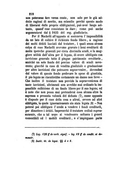 Giornale del Foro in cui si raccolgono le più importanti regiudicate dei supremi tribunali di Roma e dello Stato pontificio in materia civile