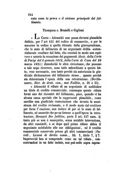 Giornale del Foro in cui si raccolgono le più importanti regiudicate dei supremi tribunali di Roma e dello Stato pontificio in materia civile