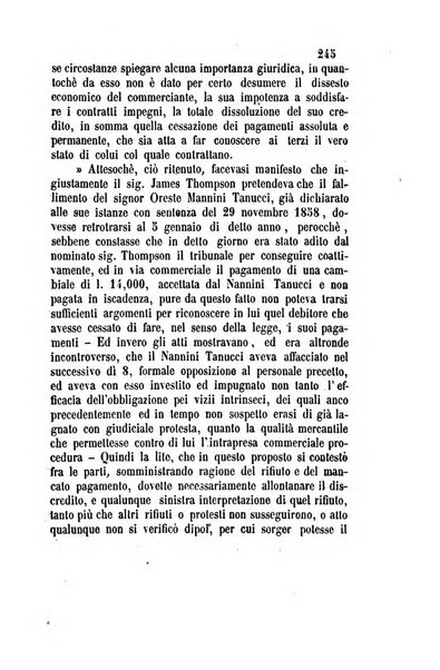 Giornale del Foro in cui si raccolgono le più importanti regiudicate dei supremi tribunali di Roma e dello Stato pontificio in materia civile