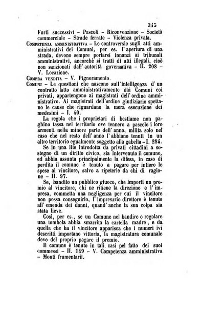 Giornale del Foro in cui si raccolgono le più importanti regiudicate dei supremi tribunali di Roma e dello Stato pontificio in materia civile