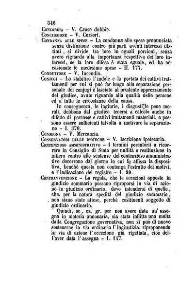 Giornale del Foro in cui si raccolgono le più importanti regiudicate dei supremi tribunali di Roma e dello Stato pontificio in materia civile