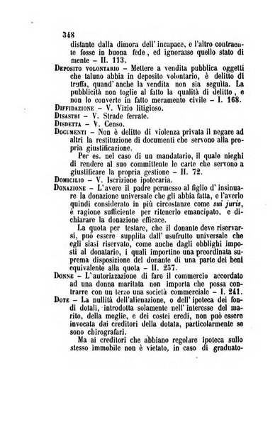 Giornale del Foro in cui si raccolgono le più importanti regiudicate dei supremi tribunali di Roma e dello Stato pontificio in materia civile