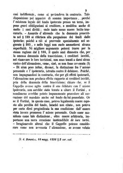 Giornale del Foro in cui si raccolgono le più importanti regiudicate dei supremi tribunali di Roma e dello Stato pontificio in materia civile