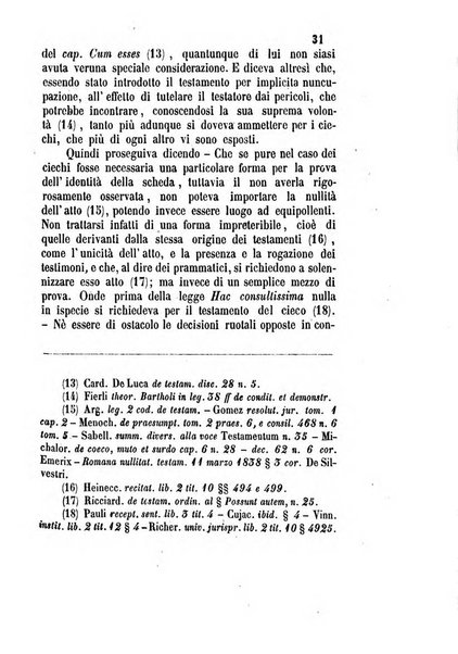 Giornale del Foro in cui si raccolgono le più importanti regiudicate dei supremi tribunali di Roma e dello Stato pontificio in materia civile