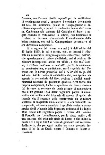 Giornale del Foro in cui si raccolgono le più importanti regiudicate dei supremi tribunali di Roma e dello Stato pontificio in materia civile