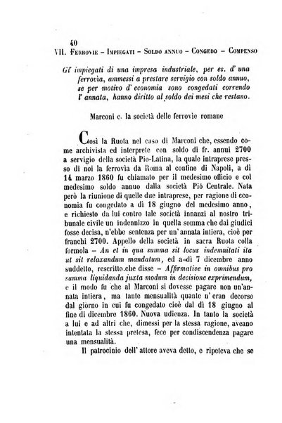 Giornale del Foro in cui si raccolgono le più importanti regiudicate dei supremi tribunali di Roma e dello Stato pontificio in materia civile