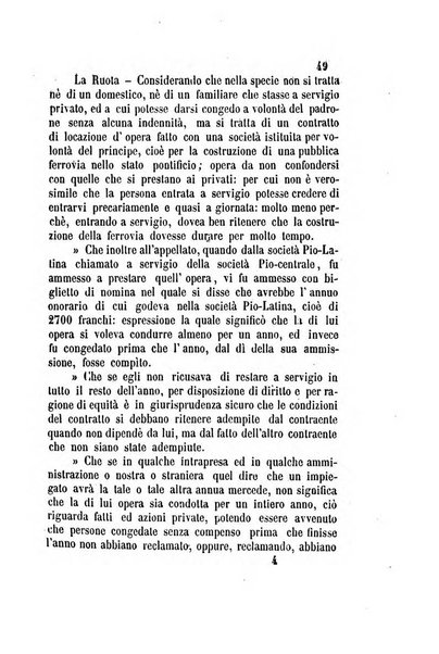 Giornale del Foro in cui si raccolgono le più importanti regiudicate dei supremi tribunali di Roma e dello Stato pontificio in materia civile