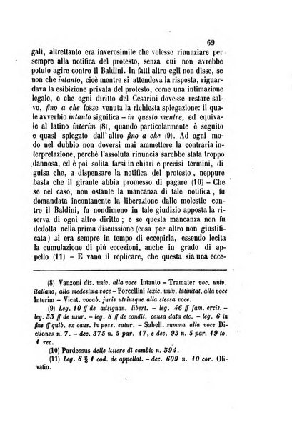 Giornale del Foro in cui si raccolgono le più importanti regiudicate dei supremi tribunali di Roma e dello Stato pontificio in materia civile