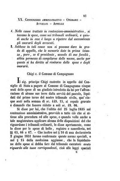 Giornale del Foro in cui si raccolgono le più importanti regiudicate dei supremi tribunali di Roma e dello Stato pontificio in materia civile