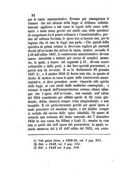 Giornale del Foro in cui si raccolgono le più importanti regiudicate dei supremi tribunali di Roma e dello Stato pontificio in materia civile