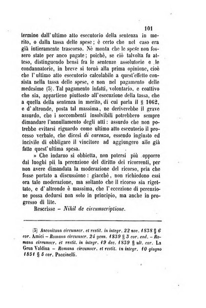 Giornale del Foro in cui si raccolgono le più importanti regiudicate dei supremi tribunali di Roma e dello Stato pontificio in materia civile