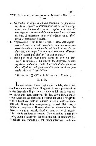 Giornale del Foro in cui si raccolgono le più importanti regiudicate dei supremi tribunali di Roma e dello Stato pontificio in materia civile