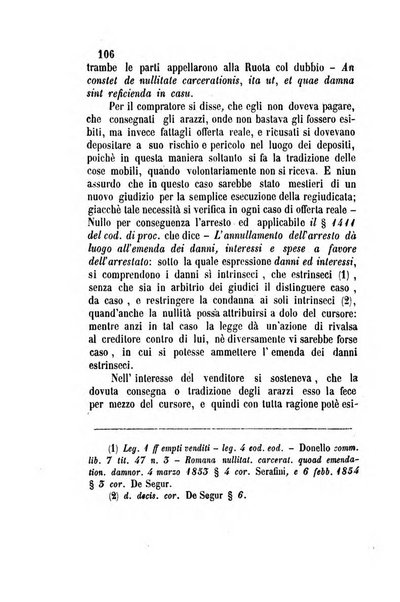 Giornale del Foro in cui si raccolgono le più importanti regiudicate dei supremi tribunali di Roma e dello Stato pontificio in materia civile