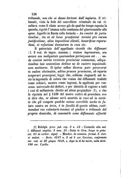 Giornale del Foro in cui si raccolgono le più importanti regiudicate dei supremi tribunali di Roma e dello Stato pontificio in materia civile