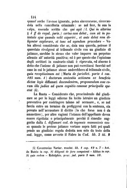 Giornale del Foro in cui si raccolgono le più importanti regiudicate dei supremi tribunali di Roma e dello Stato pontificio in materia civile