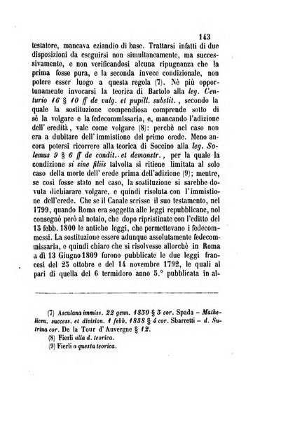 Giornale del Foro in cui si raccolgono le più importanti regiudicate dei supremi tribunali di Roma e dello Stato pontificio in materia civile