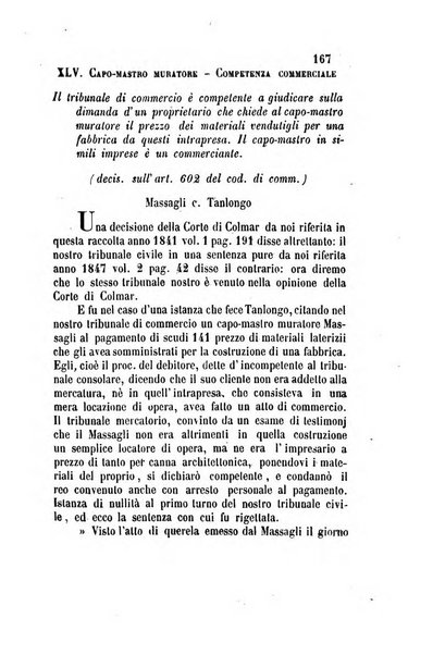 Giornale del Foro in cui si raccolgono le più importanti regiudicate dei supremi tribunali di Roma e dello Stato pontificio in materia civile