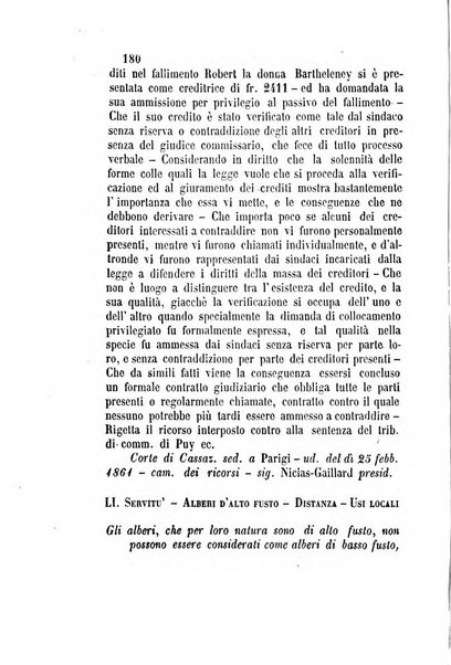 Giornale del Foro in cui si raccolgono le più importanti regiudicate dei supremi tribunali di Roma e dello Stato pontificio in materia civile