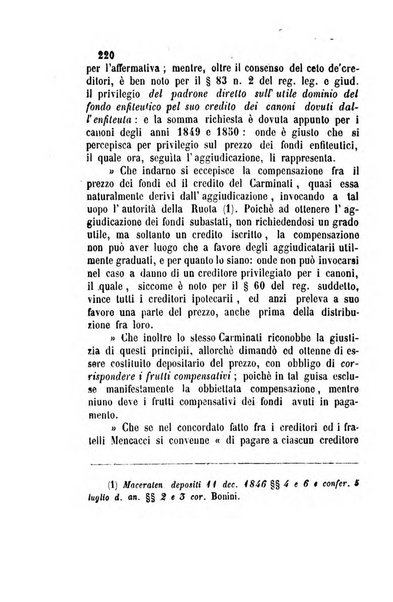 Giornale del Foro in cui si raccolgono le più importanti regiudicate dei supremi tribunali di Roma e dello Stato pontificio in materia civile