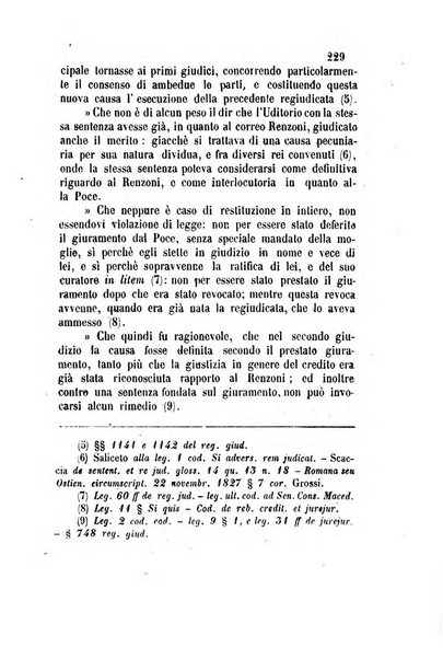 Giornale del Foro in cui si raccolgono le più importanti regiudicate dei supremi tribunali di Roma e dello Stato pontificio in materia civile