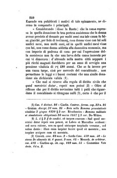 Giornale del Foro in cui si raccolgono le più importanti regiudicate dei supremi tribunali di Roma e dello Stato pontificio in materia civile