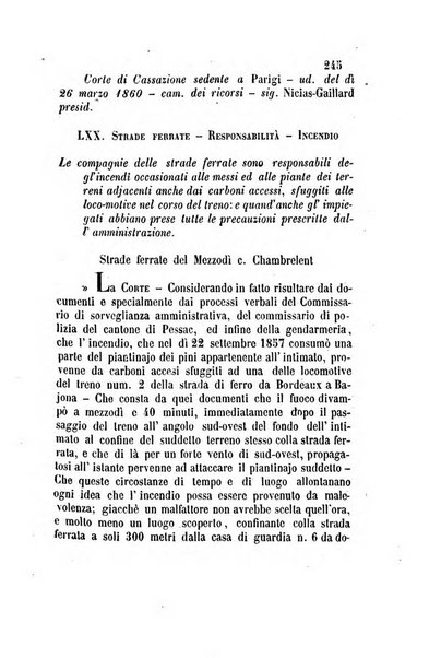 Giornale del Foro in cui si raccolgono le più importanti regiudicate dei supremi tribunali di Roma e dello Stato pontificio in materia civile