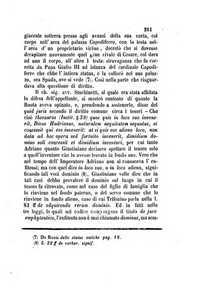 Giornale del Foro in cui si raccolgono le più importanti regiudicate dei supremi tribunali di Roma e dello Stato pontificio in materia civile