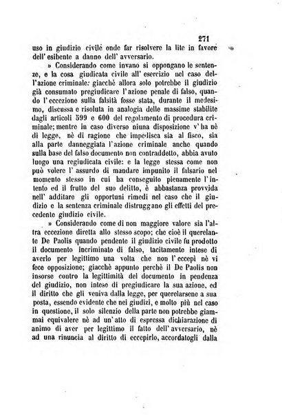 Giornale del Foro in cui si raccolgono le più importanti regiudicate dei supremi tribunali di Roma e dello Stato pontificio in materia civile