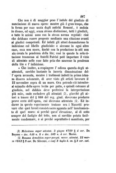 Giornale del Foro in cui si raccolgono le più importanti regiudicate dei supremi tribunali di Roma e dello Stato pontificio in materia civile