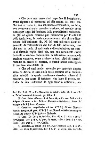 Giornale del Foro in cui si raccolgono le più importanti regiudicate dei supremi tribunali di Roma e dello Stato pontificio in materia civile