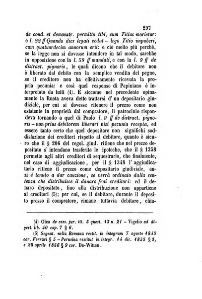 Giornale del Foro in cui si raccolgono le più importanti regiudicate dei supremi tribunali di Roma e dello Stato pontificio in materia civile