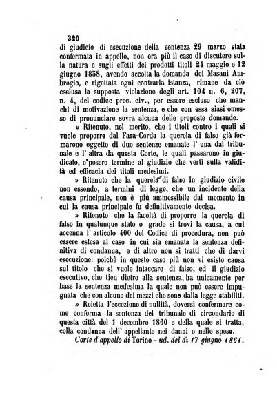 Giornale del Foro in cui si raccolgono le più importanti regiudicate dei supremi tribunali di Roma e dello Stato pontificio in materia civile