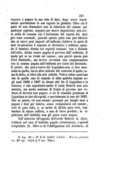 Giornale del Foro in cui si raccolgono le più importanti regiudicate dei supremi tribunali di Roma e dello Stato pontificio in materia civile