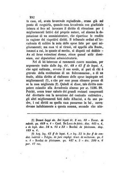 Giornale del Foro in cui si raccolgono le più importanti regiudicate dei supremi tribunali di Roma e dello Stato pontificio in materia civile