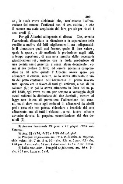 Giornale del Foro in cui si raccolgono le più importanti regiudicate dei supremi tribunali di Roma e dello Stato pontificio in materia civile