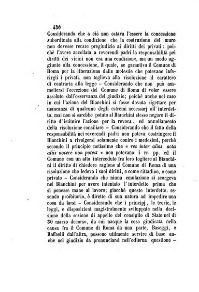 Giornale del Foro in cui si raccolgono le più importanti regiudicate dei supremi tribunali di Roma e dello Stato pontificio in materia civile