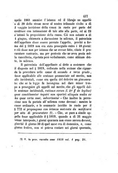 Giornale del Foro in cui si raccolgono le più importanti regiudicate dei supremi tribunali di Roma e dello Stato pontificio in materia civile