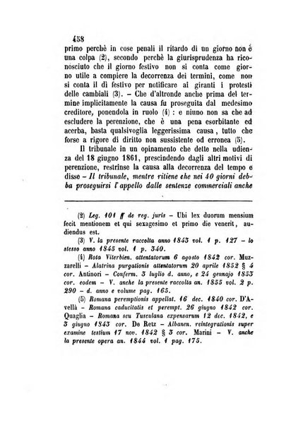 Giornale del Foro in cui si raccolgono le più importanti regiudicate dei supremi tribunali di Roma e dello Stato pontificio in materia civile