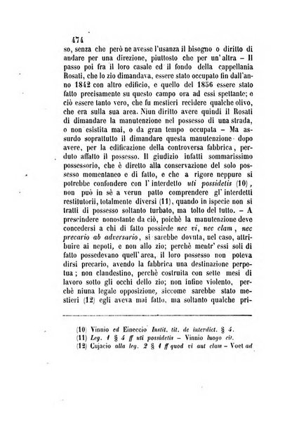 Giornale del Foro in cui si raccolgono le più importanti regiudicate dei supremi tribunali di Roma e dello Stato pontificio in materia civile