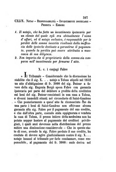 Giornale del Foro in cui si raccolgono le più importanti regiudicate dei supremi tribunali di Roma e dello Stato pontificio in materia civile