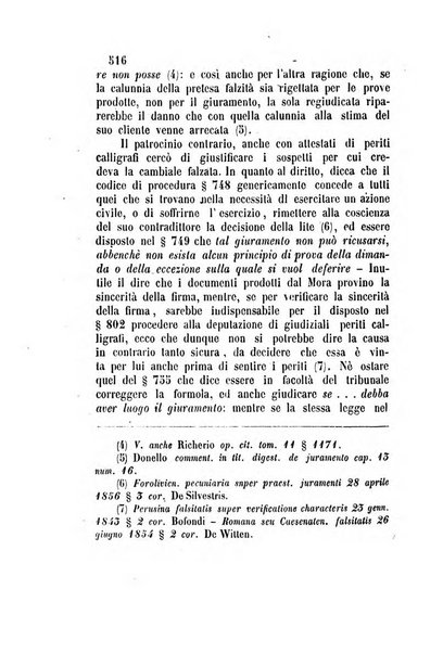 Giornale del Foro in cui si raccolgono le più importanti regiudicate dei supremi tribunali di Roma e dello Stato pontificio in materia civile