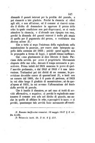 Giornale del Foro in cui si raccolgono le più importanti regiudicate dei supremi tribunali di Roma e dello Stato pontificio in materia civile