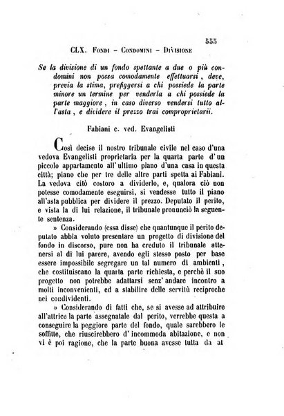 Giornale del Foro in cui si raccolgono le più importanti regiudicate dei supremi tribunali di Roma e dello Stato pontificio in materia civile