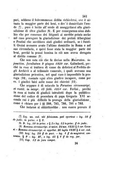 Giornale del Foro in cui si raccolgono le più importanti regiudicate dei supremi tribunali di Roma e dello Stato pontificio in materia civile