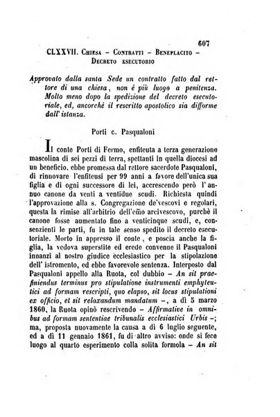 Giornale del Foro in cui si raccolgono le più importanti regiudicate dei supremi tribunali di Roma e dello Stato pontificio in materia civile