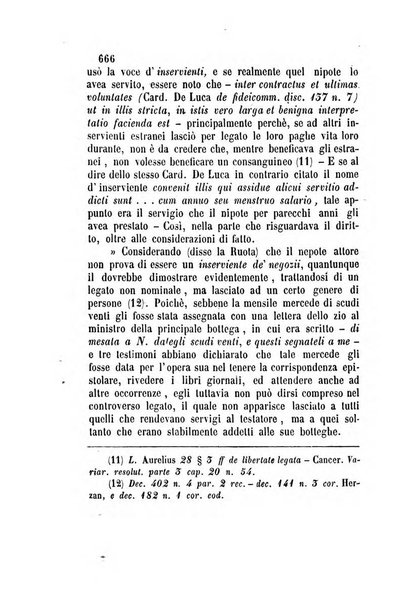 Giornale del Foro in cui si raccolgono le più importanti regiudicate dei supremi tribunali di Roma e dello Stato pontificio in materia civile